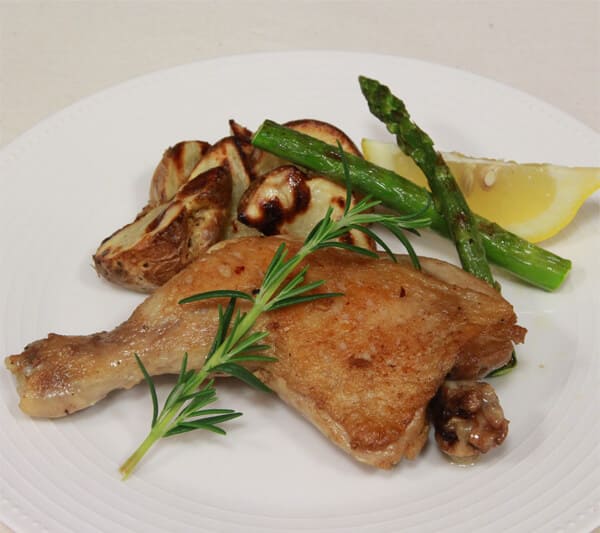鶏もも肉のコンフィ 真空調理 クッキングレシピ 北沢産業株式会社