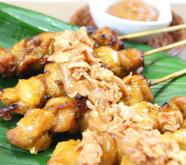 鶏肉のサテ インドネシア風串焼き クッキングレシピ 北沢産業株式会社