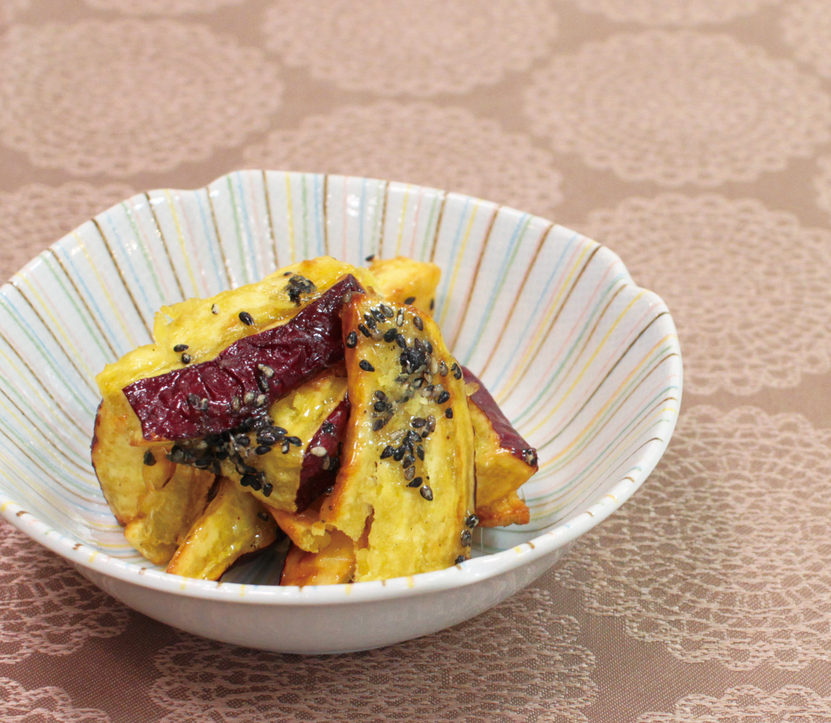 揚げない大学芋（園児向け）｜クッキングレシピ｜北沢産業株式会社