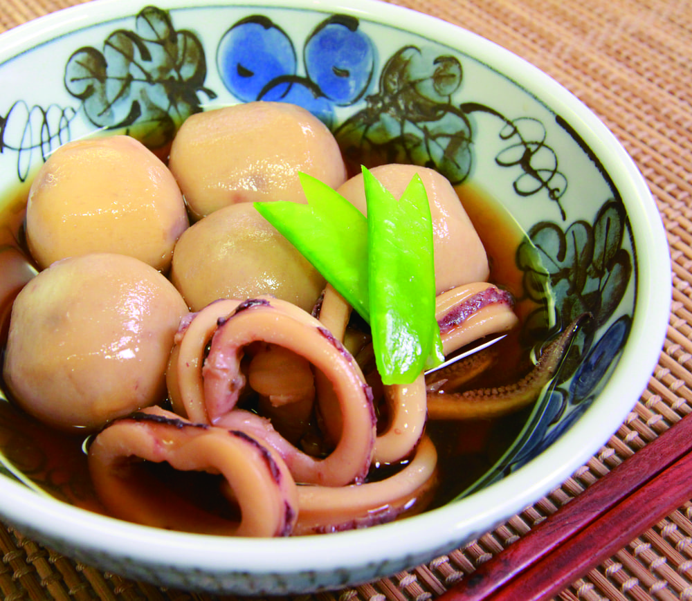 里芋とイカの煮物｜クッキングレシピ｜北沢産業株式会社